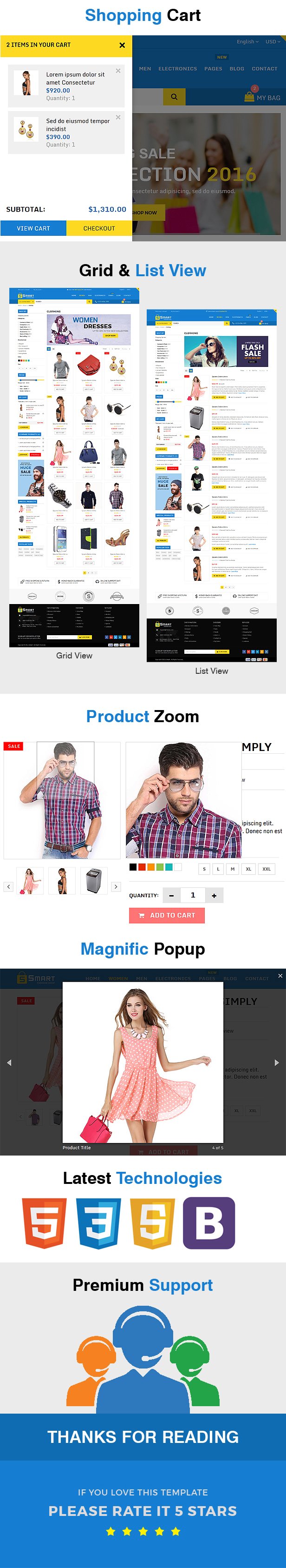 Smart - Responsive Multi-Purpose HTML Template